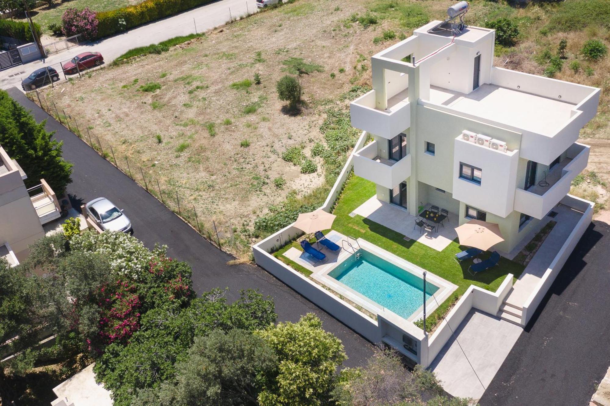 Green Villa Ialysos  Bagian luar foto